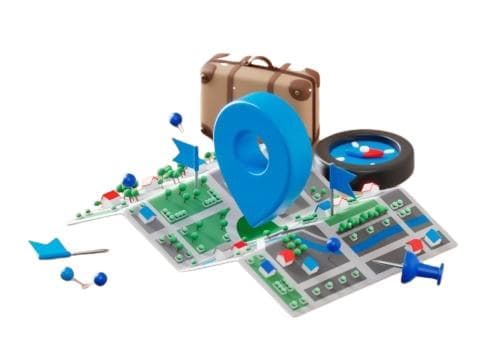 Contact illustration with tools